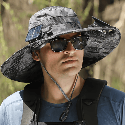 🌞🤠Ultralight Solar Fan Sun Hat – ✨Lighter Than a Baseball! ⚾(📦Buy 2 Free Shipping)