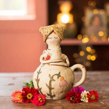 🧚‍♀️🌸 Enchanted Fairy Treasure Keeper – Whimsical Storage & Décor for a Touch of Everyday Magic Jar/Mug