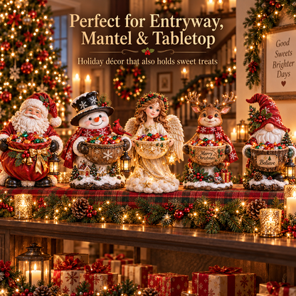 Lighted Christmas Candy Bowl Collection – 5 Festive Holiday Designs