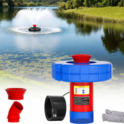 1 HP High-Performance Floating Pond Fountain Aerator – 15,000 GPH Automatic Aeration System for Large Ponds & Lakes
