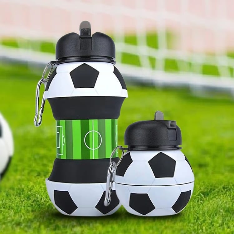 Sports-ball-themed collapsible silicone water cup⚽️🏀🎾🏌️‍♀️