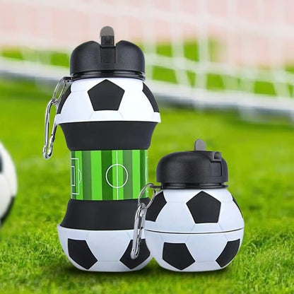 Sports-ball-themed collapsible silicone water cup⚽️🏀🎾🏌️‍♀️