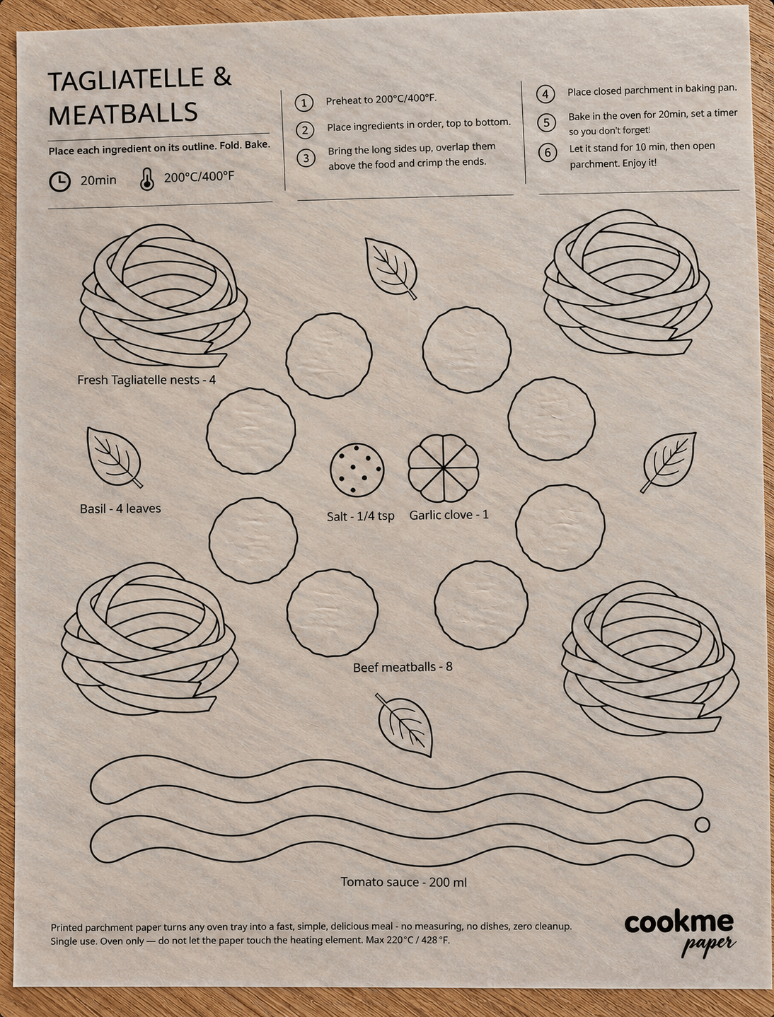 🍽️ 14-Recipe Guided Baking Parchment Sheets – Beginner-Friendly Cooking, Easy Family Dinners & Less Mess | Just Place, Fold & Bake 👩‍🍳