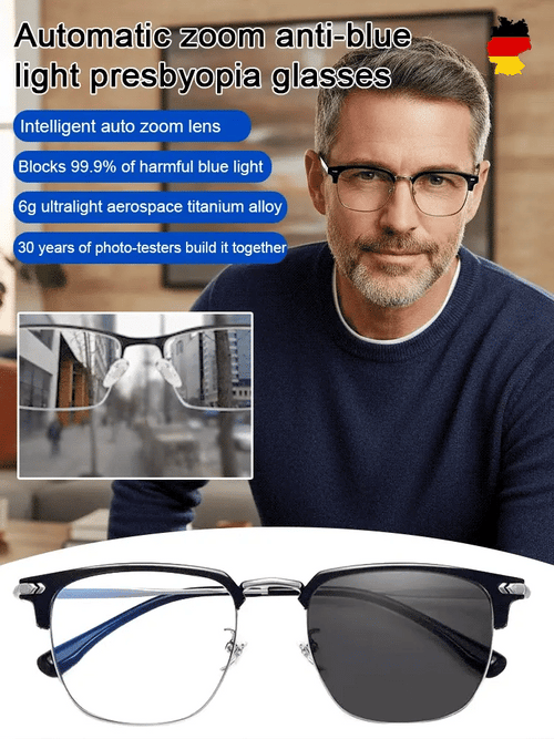 49% OFF This Week Promotions🎉👓 Ultra Light Anti Blue Presbyopic Glasses
