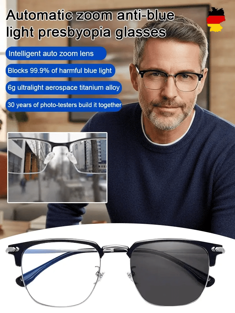 49% OFF This Week Promotions🎉👓 Ultra Light Anti Blue Presbyopic Glasses