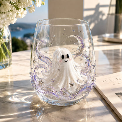 🎃 👻🍹 3D Halloween Glass Collection – Pumpkin, Ghost & Bat Designs for the Ultimate Fall Drinkware