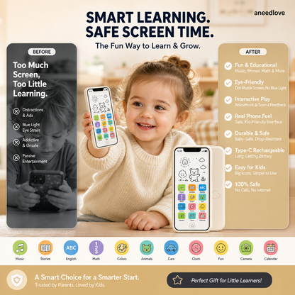 📱✨Learning Smartphone for Children – Educational, Eye-Friendly & Full of Fun