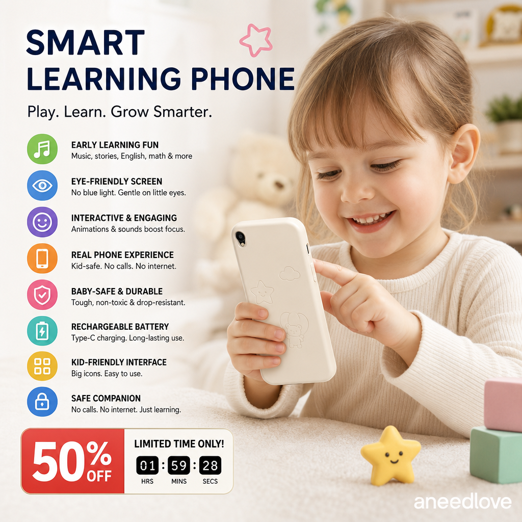 📱✨Learning Smartphone for Children – Educational, Eye-Friendly & Full of Fun