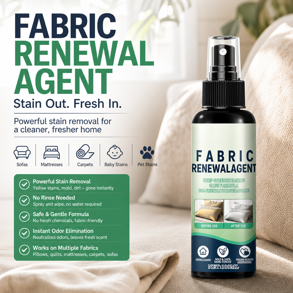 🔥Limited Time Promotion 50% OFF🔥🌿 No-Wash Fabric Stain Remover Spray