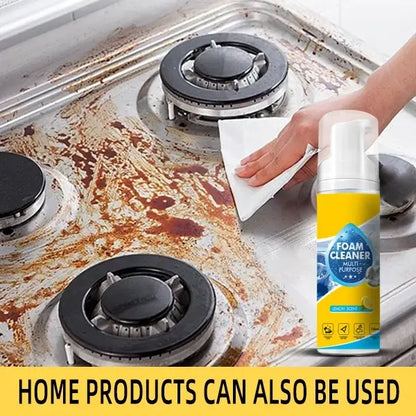 No More Tedious Scrubbing! Foam Cleaner: Deeply Removes Stains from Car Interiors and Household Furniture.