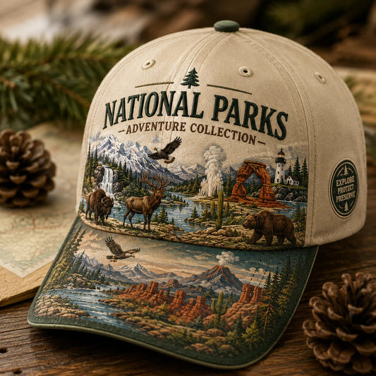 🏞️🧢 National Park Adventure Cap – Carry the Outdoors Wherever You Go