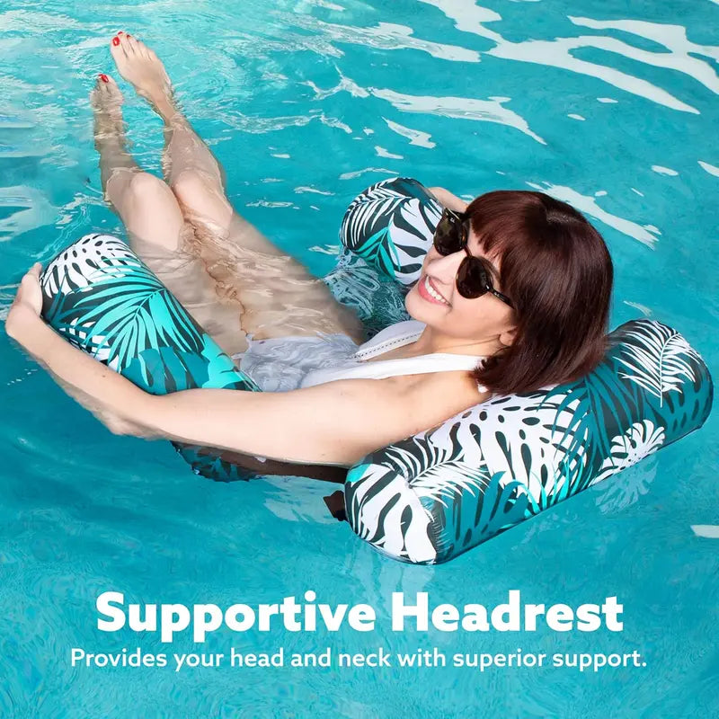 🏖️☀️Inflatable Pool Floats Adult,  Floating Lounge Chairs , Blow up Pool Noodles for Adult Heavy Duty