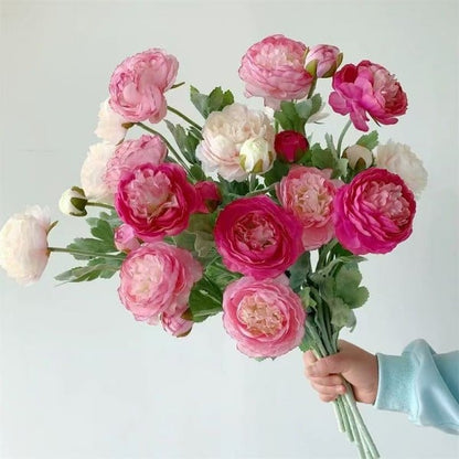🌸 Lifelike Luxury Peony Flowers – The best gift for Mother's Day! 💐✨