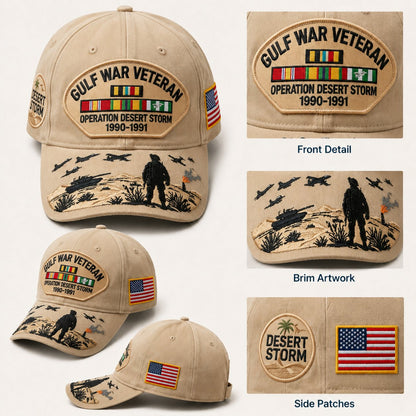 🎁🇺🇸 Last Day Promo: 49% OFF 🎖️ - Gulf War Veteran Tribute Cap