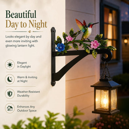 🏡✨ Decorative Hummingbird Garden Bracket