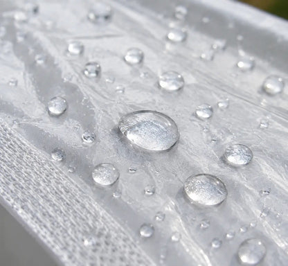 🌧️💪 ClearGuard™ Heavy-Duty Waterproof Tarp – Transparent Outdoor Rain Cover with Secure Grommets