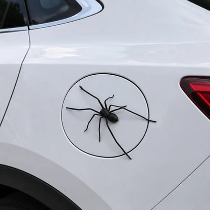 Magnetic Spider Car Decorations & Removable Prank Stickers