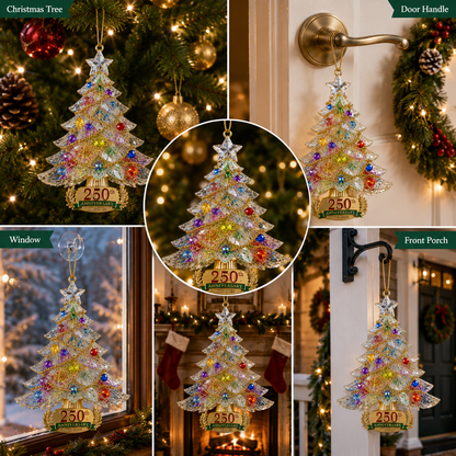 250th Anniversary Crystal Christmas Tree
