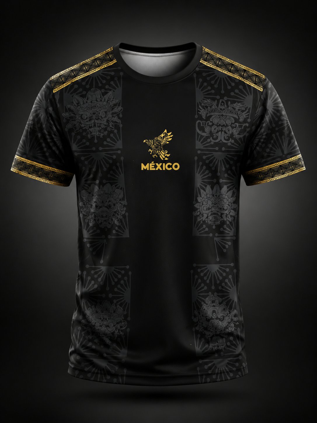 Mexican Aztec Totem Print T-Shirt