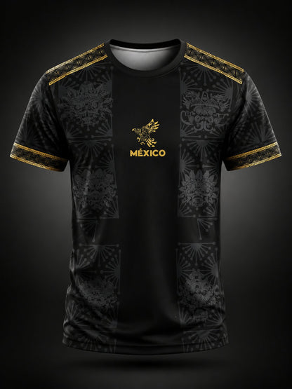Mexican Aztec Totem Print T-Shirt