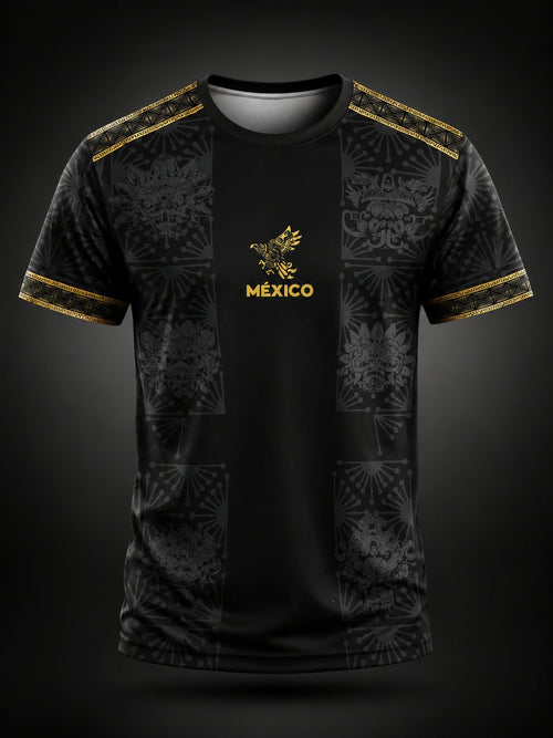 Mexican Aztec Totem Print T-Shirt