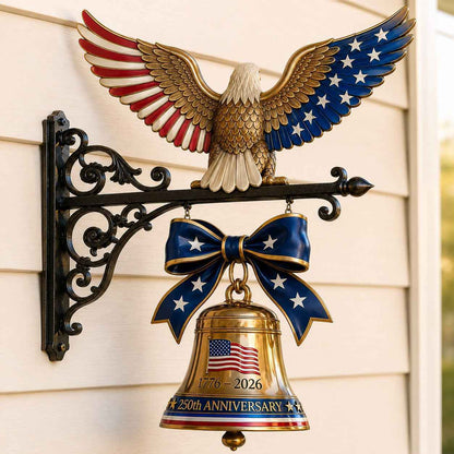 🔔 Ring in the Semiquincentennial: 1776-2026 "Spirit of Liberty" Eagle Bell🦅