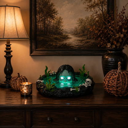👁️✨ Lighted Swamp Spirit Decor