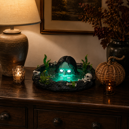 👁️✨ Lighted Swamp Spirit Decor
