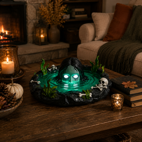 👁️✨ Lighted Swamp Spirit Decor