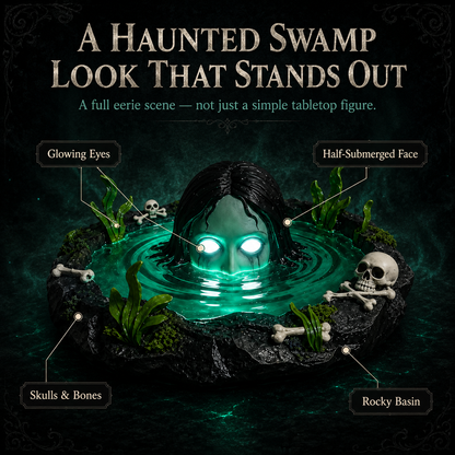 👁️✨ Lighted Swamp Spirit Decor