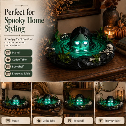 👁️✨ Lighted Swamp Spirit Decor