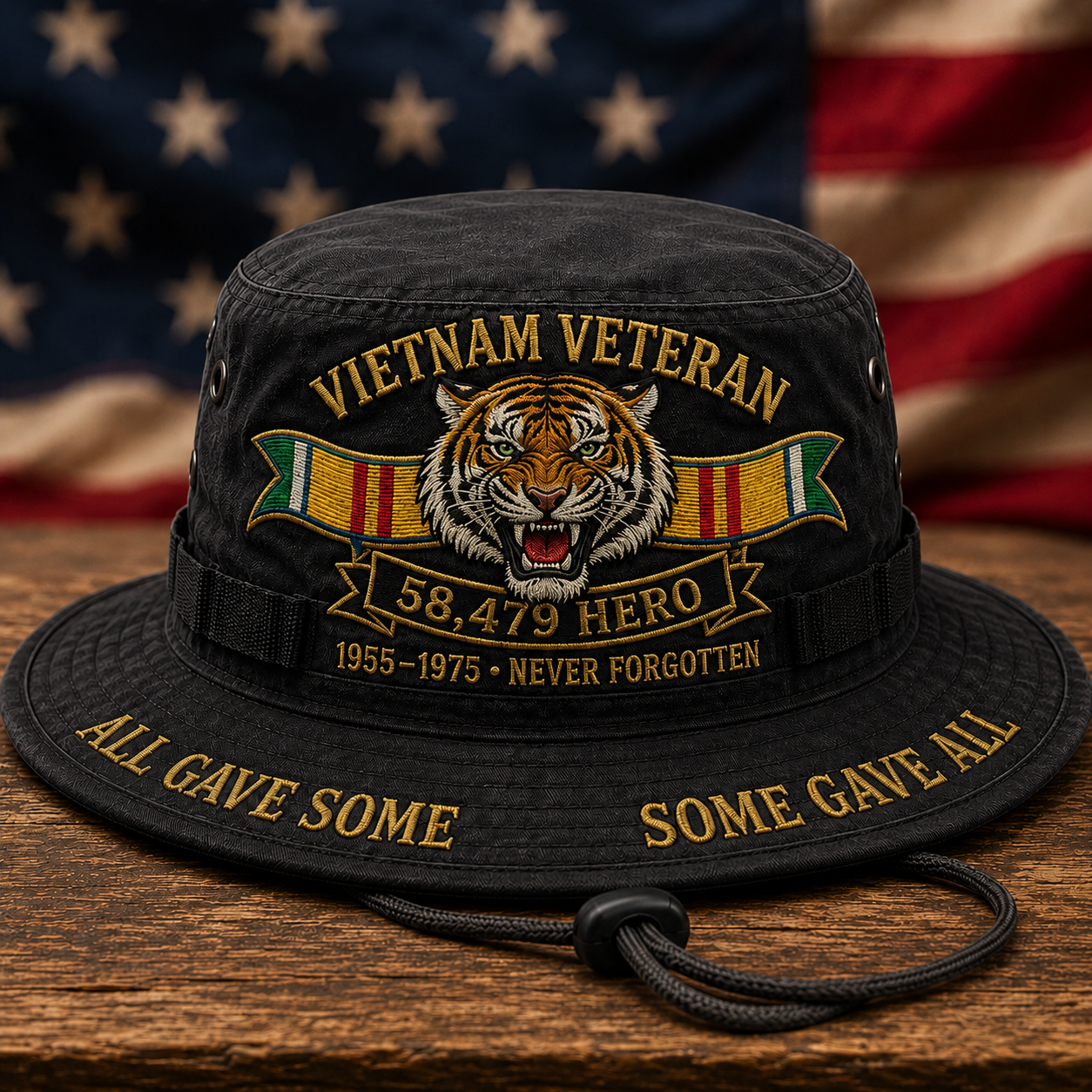 🔥 Vietnam Veteran 58,479 Hero Boonie Hat