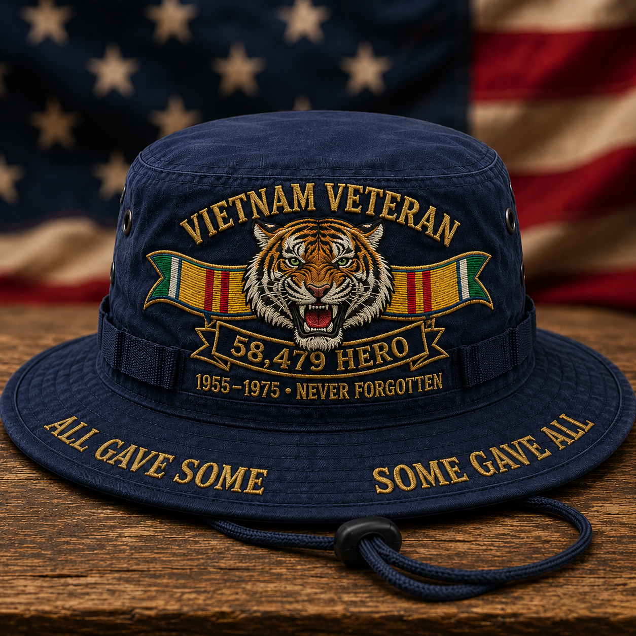🔥 Vietnam Veteran 58,479 Hero Boonie Hat
