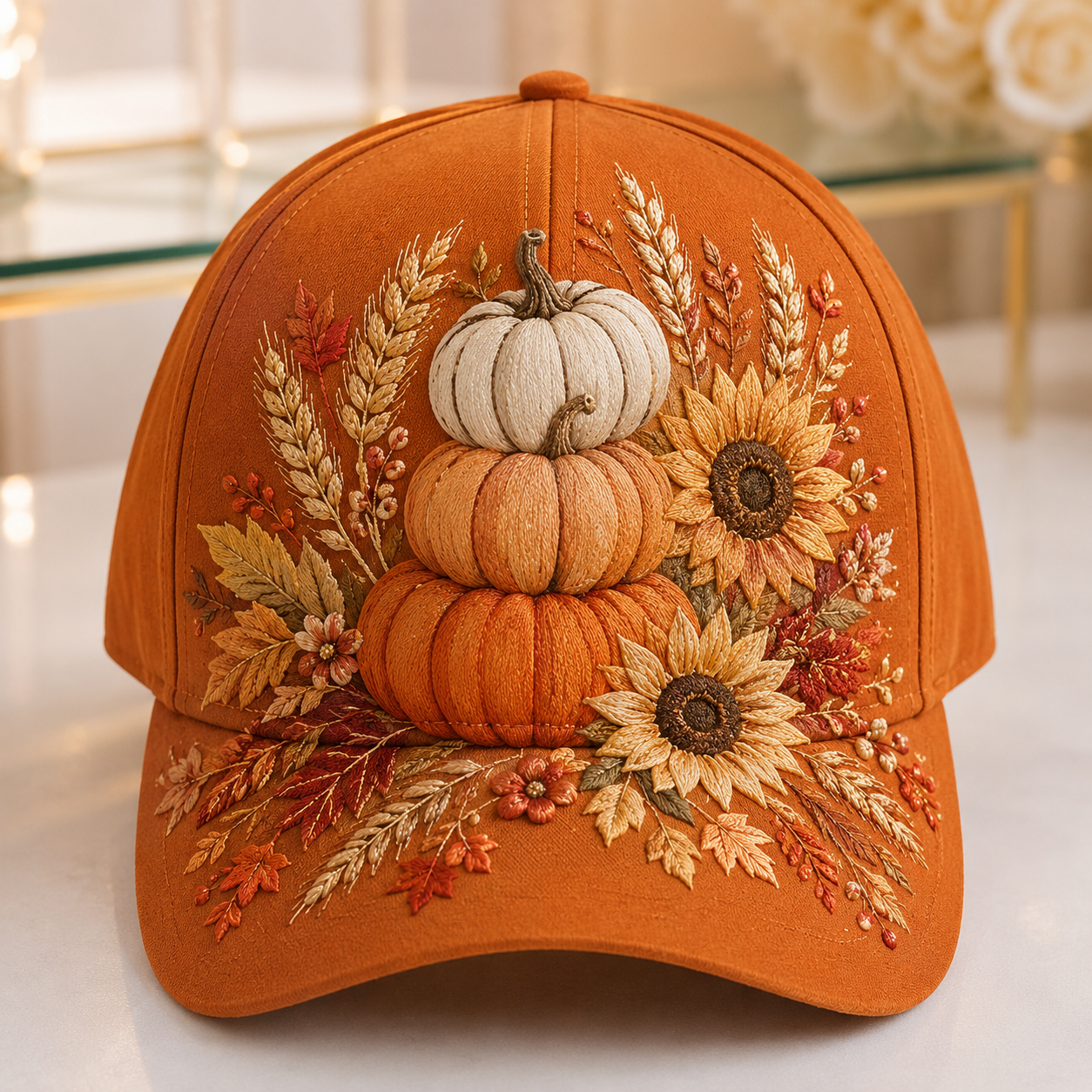 🐮🍂 3D Highland Cattle Harvest Cap for Fall