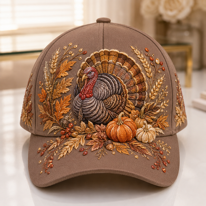 🐮🍂 3D Highland Cattle Harvest Cap for Fall