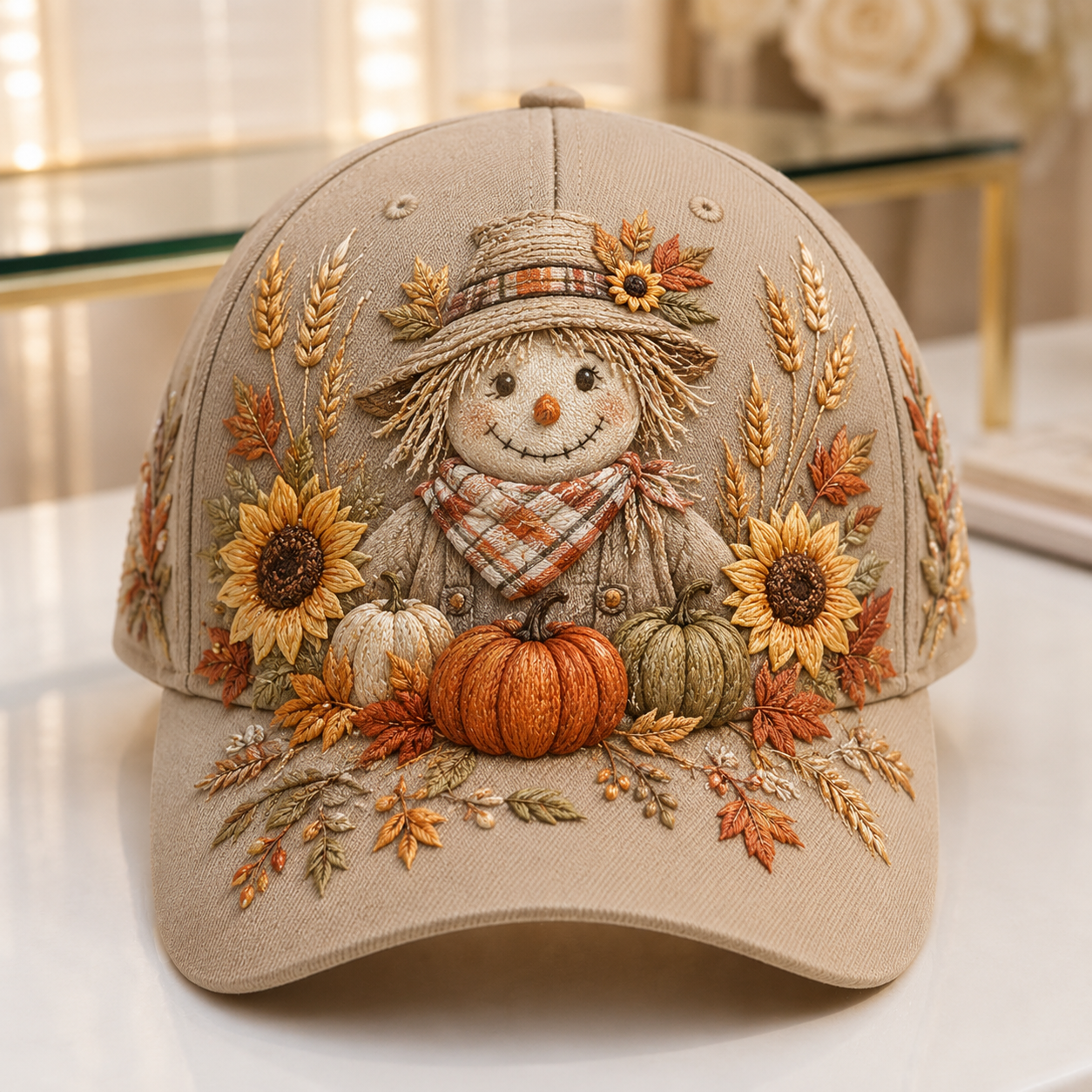 🐮🍂 3D Highland Cattle Harvest Cap for Fall