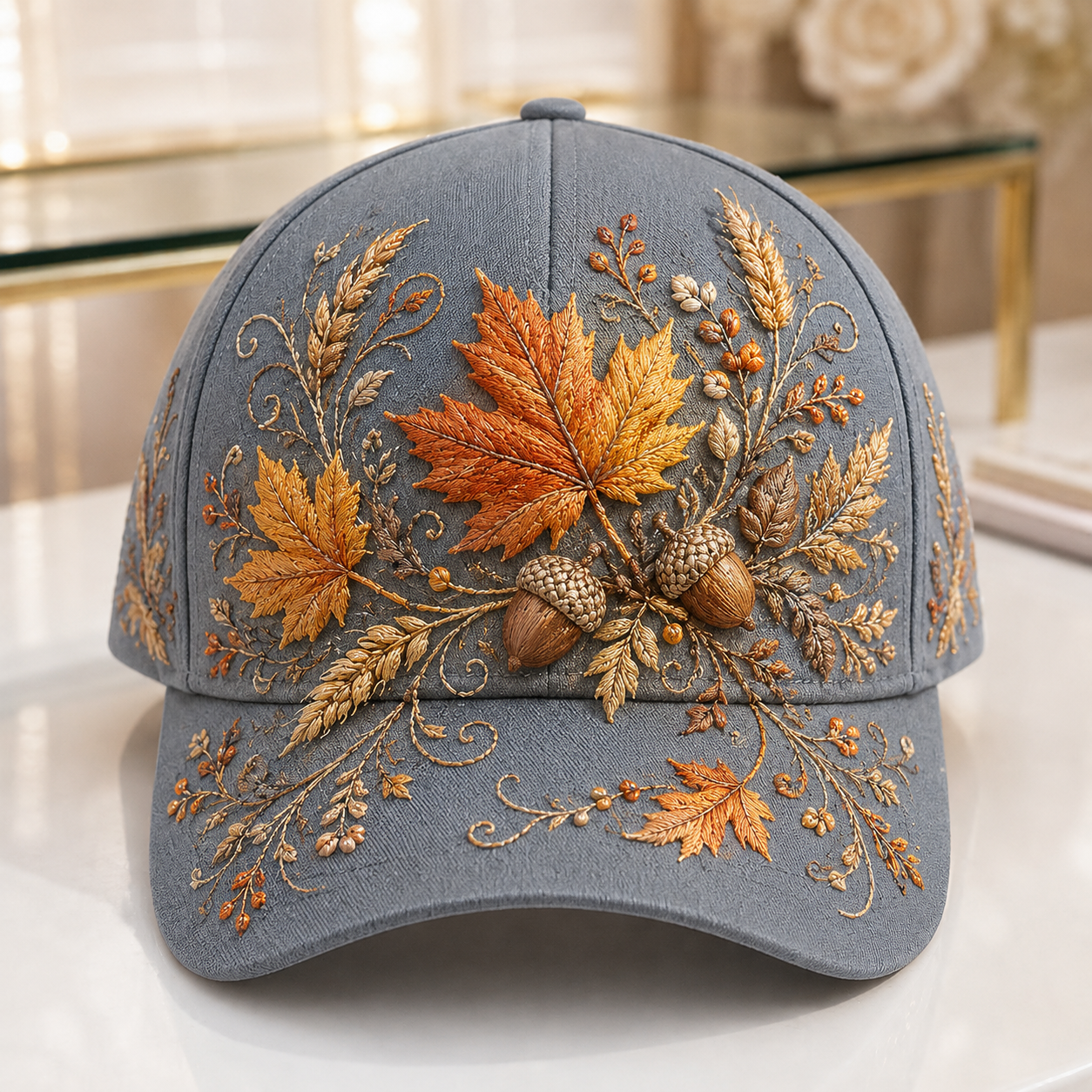 🐮🍂 3D Highland Cattle Harvest Cap for Fall