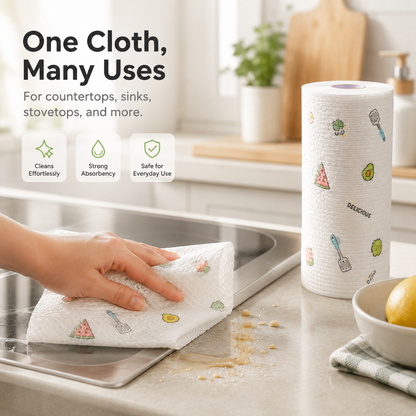 Disposable Kitchen Cleaning Cloths