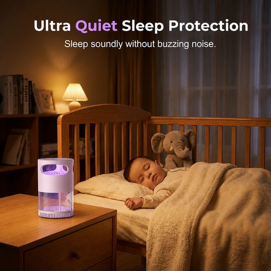 🦟 50% OFF! UV Mosquito Killer Lamp – quiet, USB, chemical-free. 50K+ sold! 🔇🌙