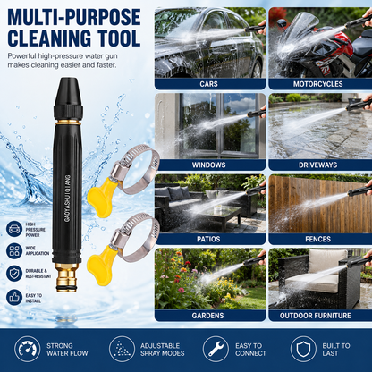 🔫💦Powerful High-Pressure Water Gun for Car Cleaning
