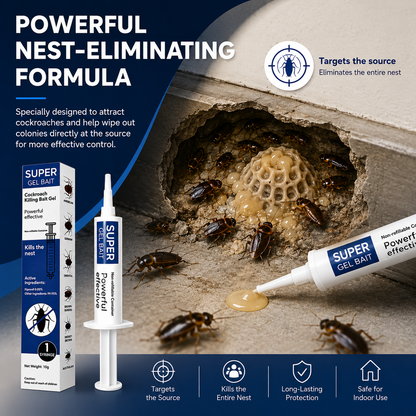 💥New Upgraded Formul💥Pest Small Cockroach Killer Gel