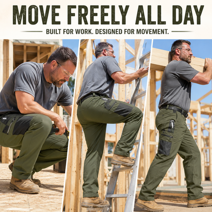 🔥 20,000+ Sold | Men’s Tactical Work Pants – Better Than Jeans for Work 💪