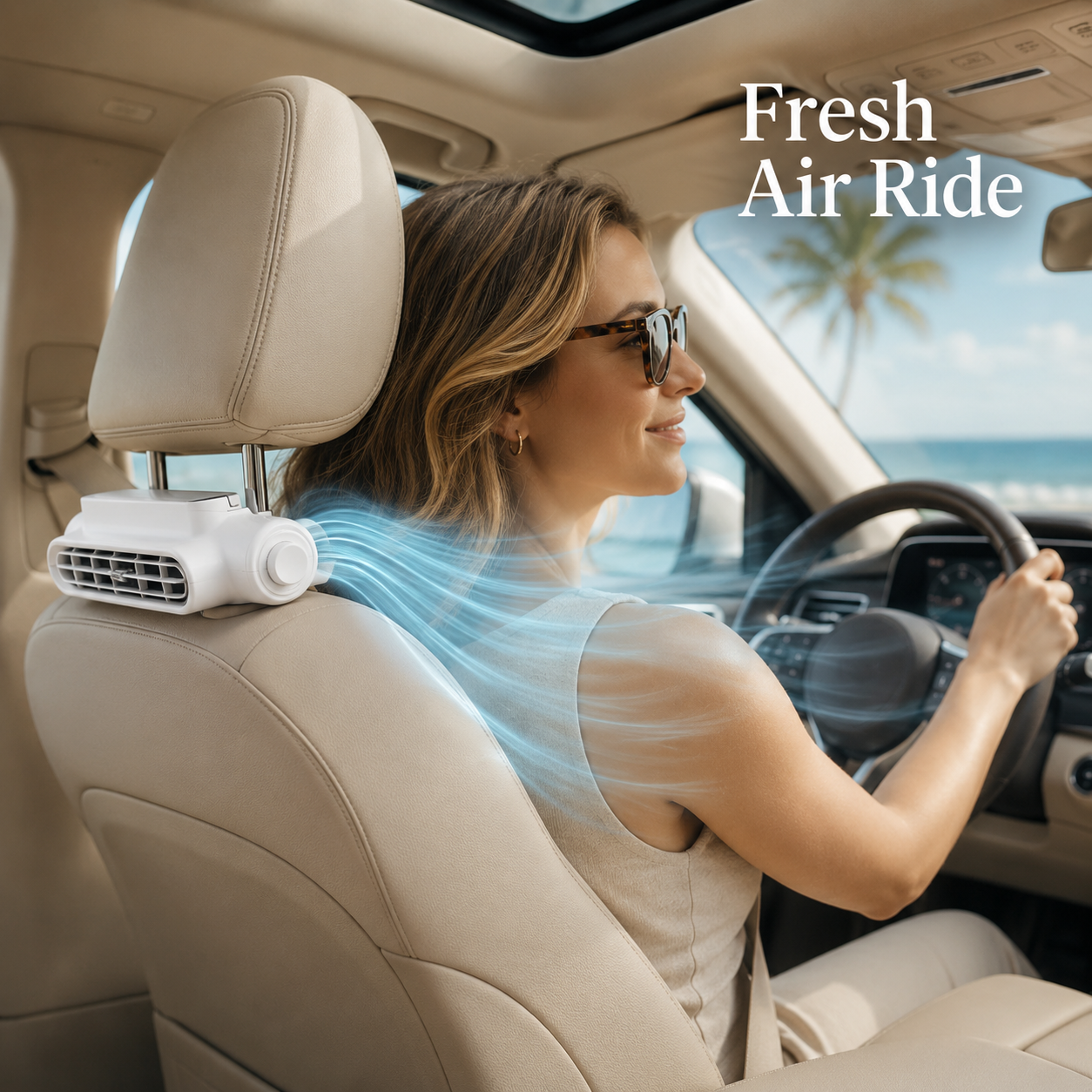 🔥HOT SALE 55% OFF❄️💨 Powerful Airflow Car Seat Fan