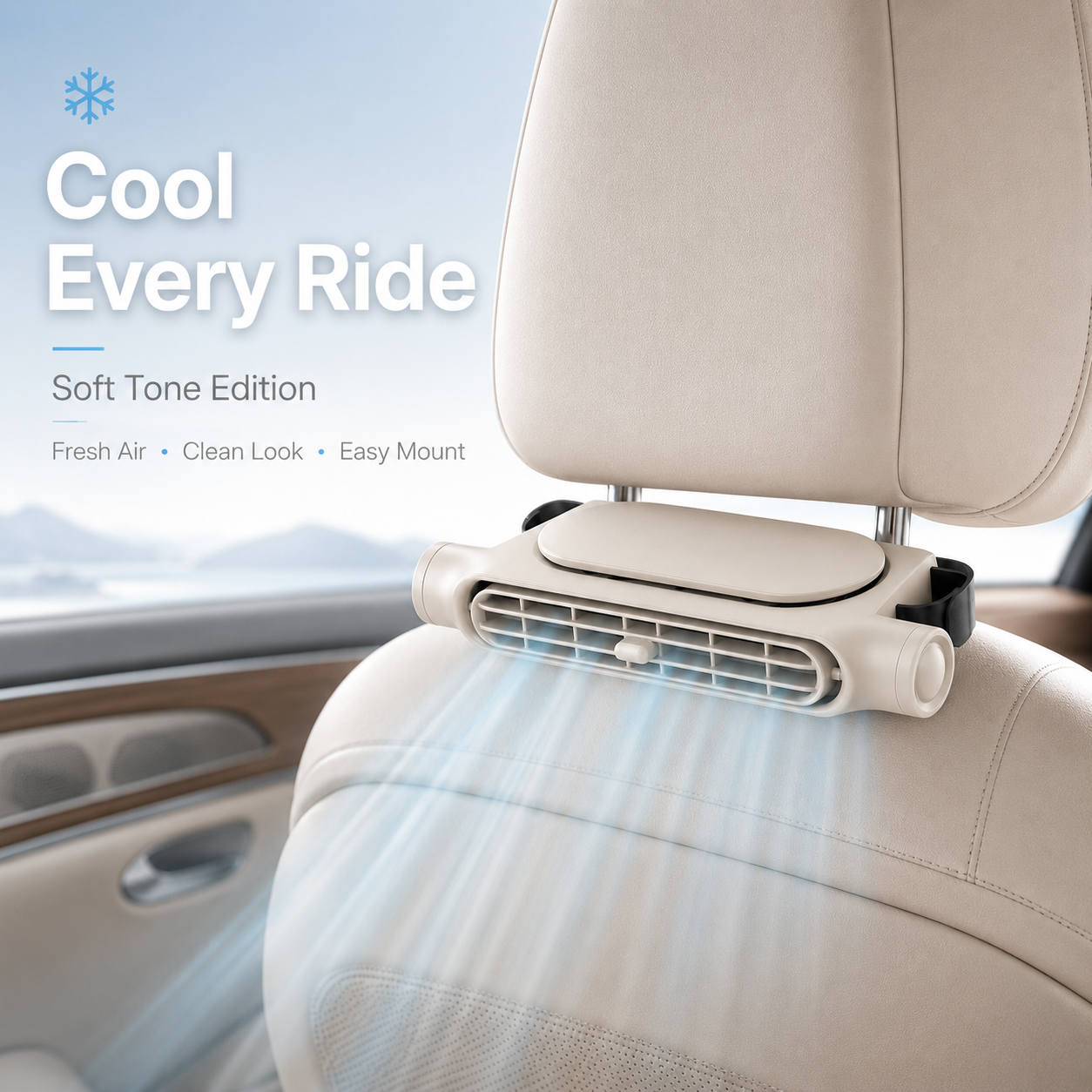 🔥HOT SALE 55% OFF❄️💨 Powerful Airflow Car Seat Fan