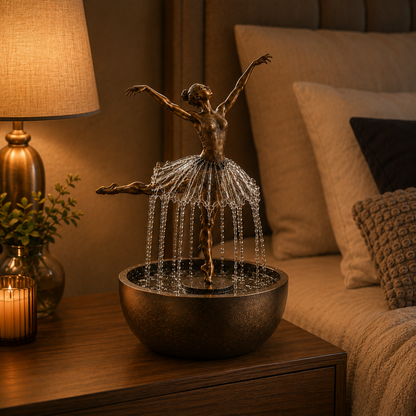 🎁Elegant Ballerina Waterfall Fountain