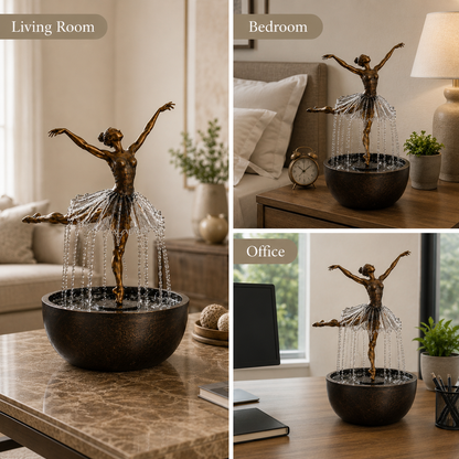 🎁Elegant Ballerina Waterfall Fountain