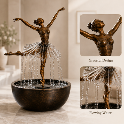 🎁Elegant Ballerina Waterfall Fountain