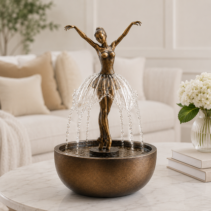 🎁Elegant Ballerina Waterfall Fountain