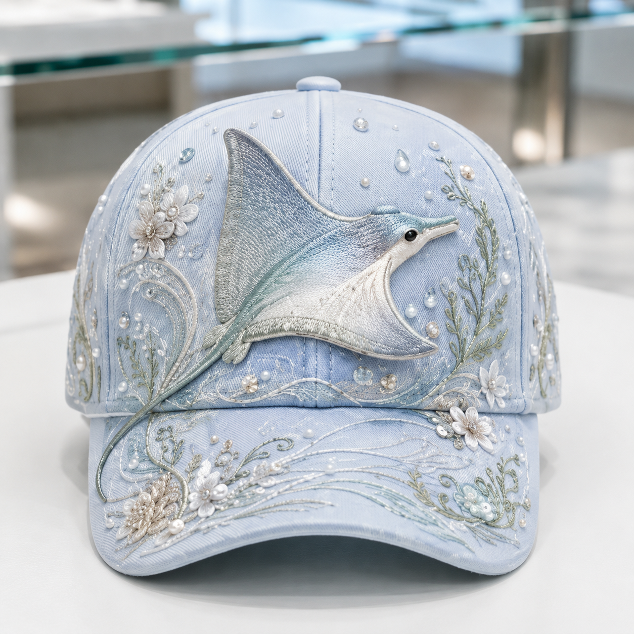 🔥 Last Day 69% OFF – 🌊🧢 3D Ocean Creatures Embroidery Cap (📦Buy 2 Free Shipping)