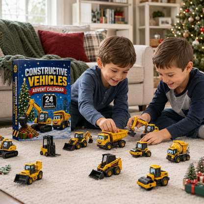 🚜🎄 2026 Construction Vehicle Advent Calendar – 24 Days of Truck & Machine Surprises